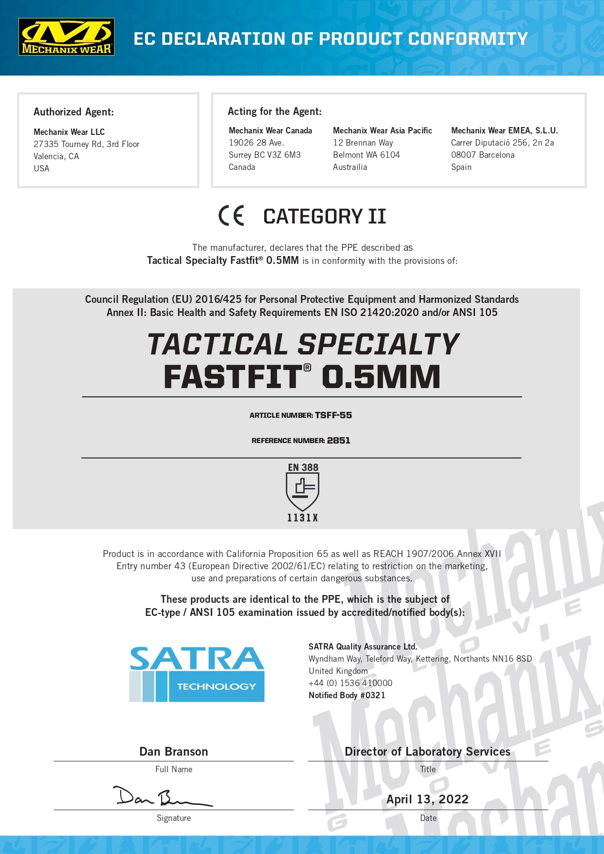 tactical speciality fastfit 0,5mm-min